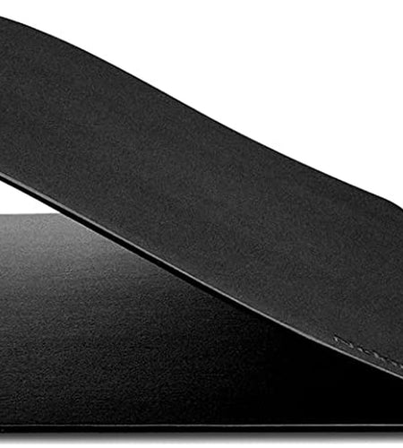 Leather Desk Blotter Pad 34 X 17 Inches, Flat, Non-Slip, Waterproof, Black