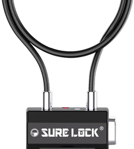 TSA Approved Luggage Locks – 3-Digit Combination Cable Lock with Red Indicator, Large Dial & Easy-Press Button for Suitcases and Backpacks – Multi-Pack & Color Options