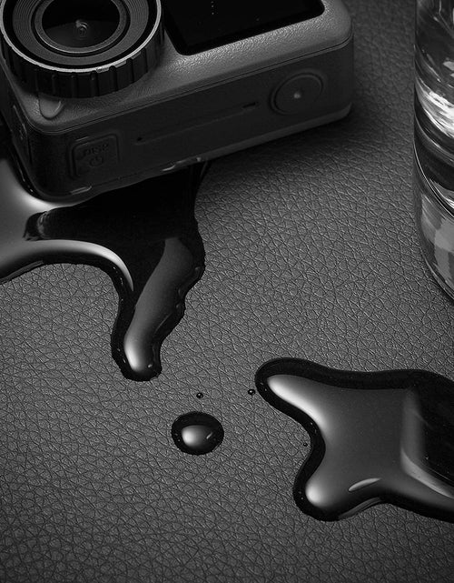 Load image into Gallery viewer, Leather Desk Blotter Pad 34 X 17 Inches, Flat, Non-Slip, Waterproof, Black
